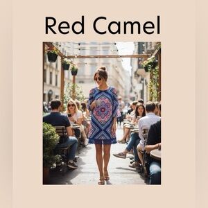 Red Camel Women’s Slit Sleeve Lace Hem Mini Dress Size 5